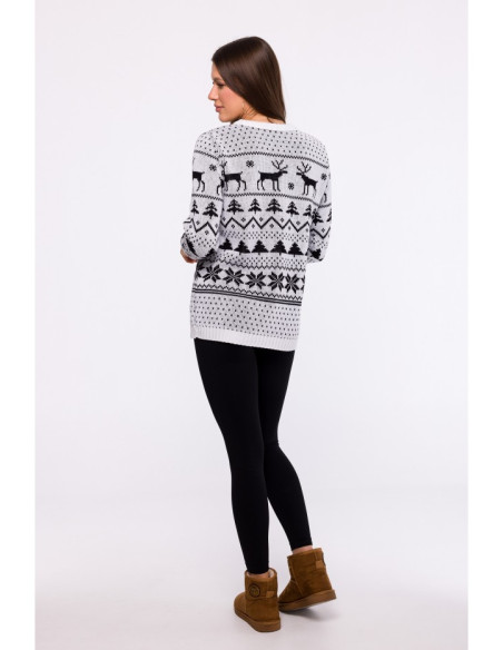 MXS09 Christmas sweater - white