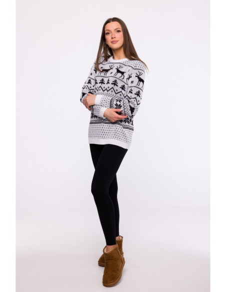 MXS09 Christmas sweater - white