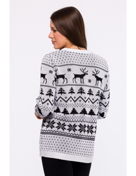 MXS09 Christmas sweater - white