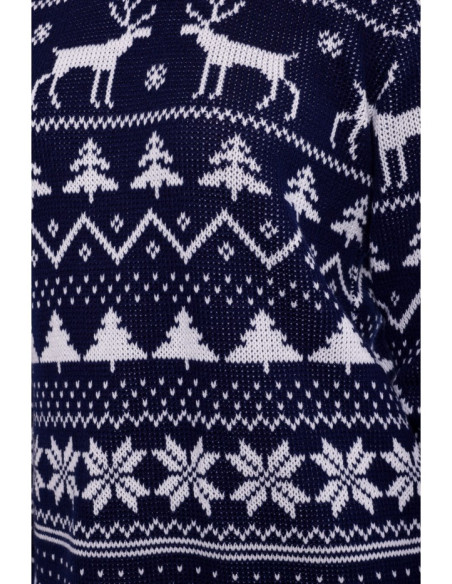 MXS09 Christmas sweater - navy blue