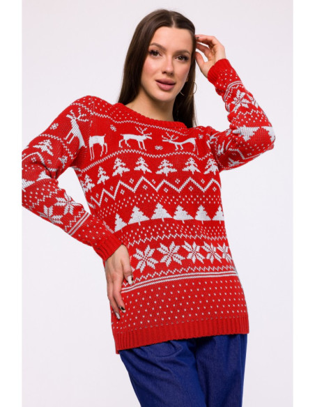 MXS09 Christmas sweater - red