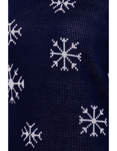 MXS11 Christmas sweater dress - navy blue