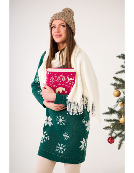 MXS11 Christmas sweater dress - green