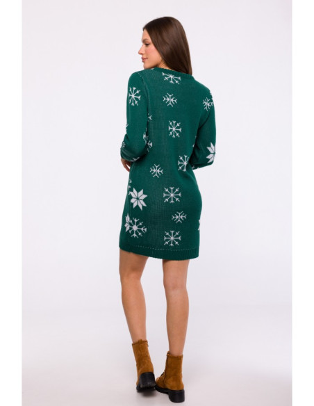 MXS11 Christmas sweater dress - green