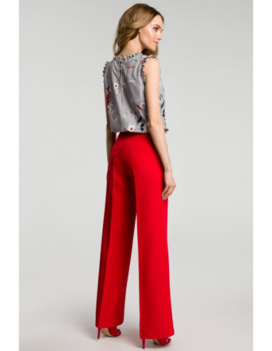 M378 Plačios kelnės - raudonos spalvos 2