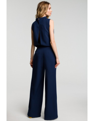 M382 Kombinezonas be rankovių - tamsiai mėlynas 2