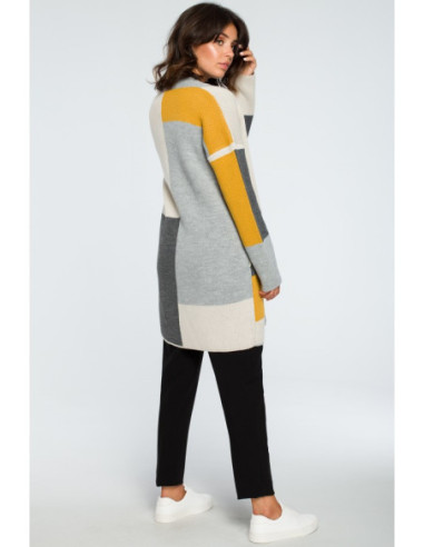 BK011 Spalvingas megztinis be sagų - 1 modelis 2