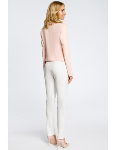 M031 Moteriški trumpi švarkai - pudros mėlyna 2