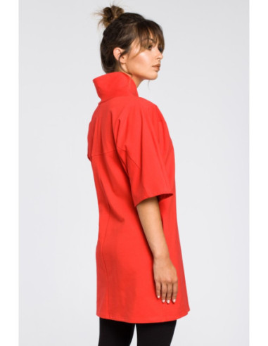 B043 Šiuolaikinė kimono tunika - raudona 2