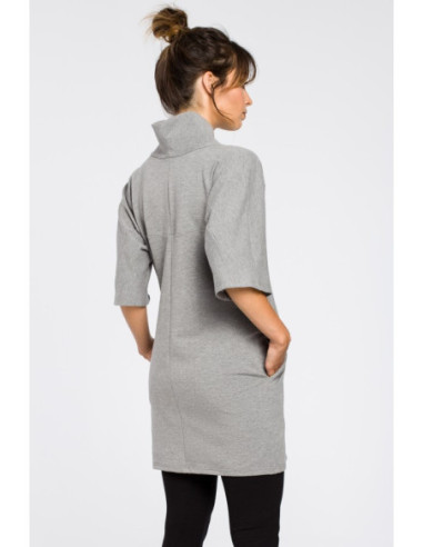 B043 Šiuolaikinė kimono tunika - pilka 2