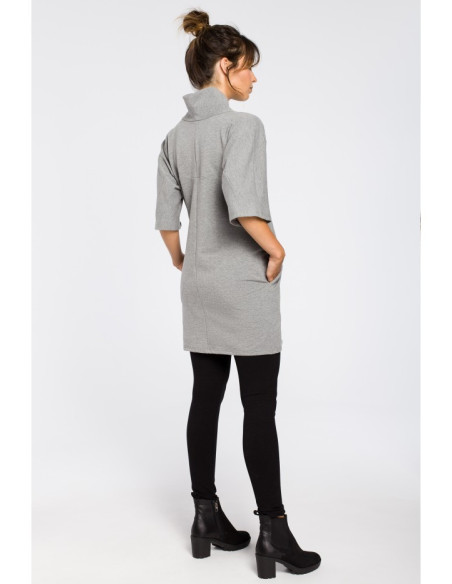 B043 Šiuolaikinė kimono tunika - pilka