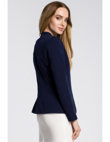 M358 Striukė su iškirpta apykakle - tamsiai mėlyna 2