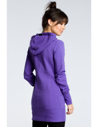 B072 Tunika su gobtuvu - violetinė 2