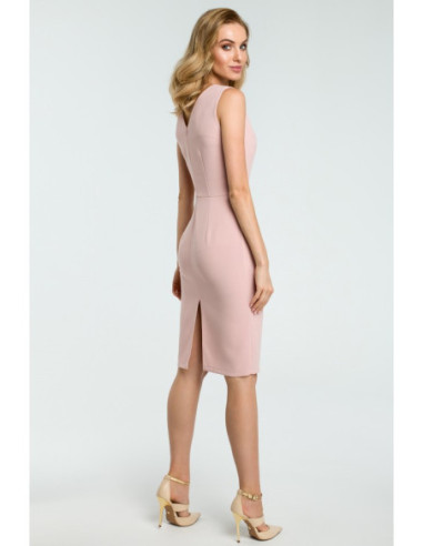 M397 Elegantiška pieštuko formos suknelė su prakirpimu -... 2