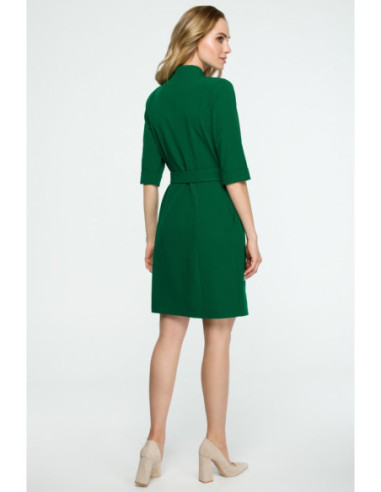 S120 Švarkas su diržu - žalias 2