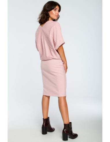 B097 Prigludusi suknelė su kimono viršutine dalimi -... 2