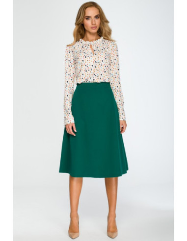 S134 Palaidinė ilgomis rankovėmis - ekru spalvos 2