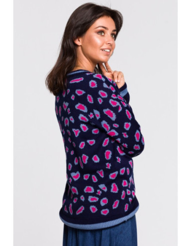 BK029 Džemperis su leopardo raštu - 1 modelis 2