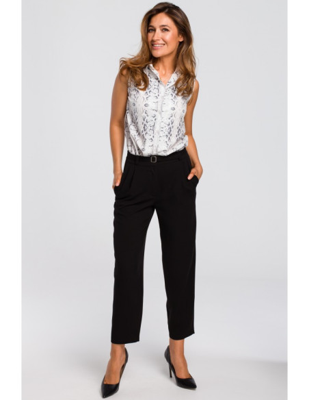 S188 Palaidinė be rankovių su apykakle - 3 modelis