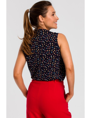 S188 Palaidinė be rankovių su apykakle - 4 modelis 2