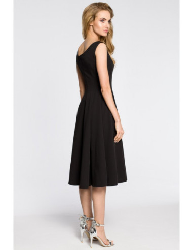 M201 Vakarinė vestuvinė suknelė - juoda 2