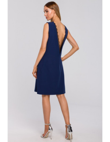 M490 Suknelė su gilia V formos iškirpte nugaroje -... 2