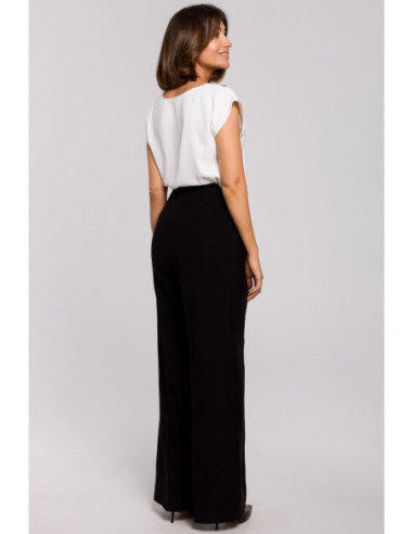 S203 Kelnės su elastiniu juosmeniu ir plačiomis klešnėmis... 2