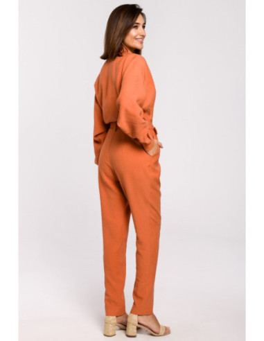 S209 Kombinezonas su diržu - oranžinis 2