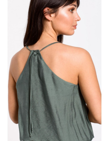 B155 Kombinezonas atvirais pečiais - mėtų spalvos 2