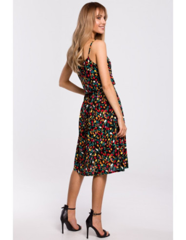 M518 Suknelė su plonu dirželiu - 6 modelis 2