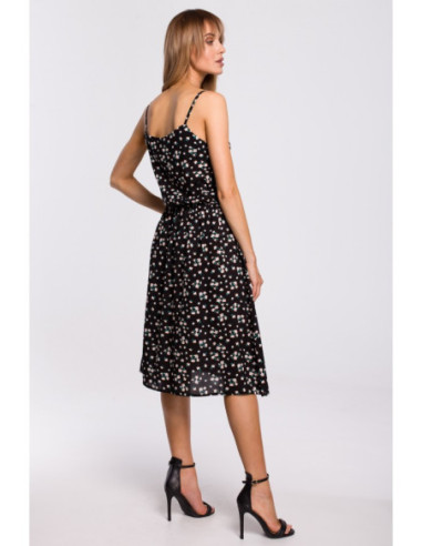 M518 Suknelė su plonu dirželiu - 8 modelis 2