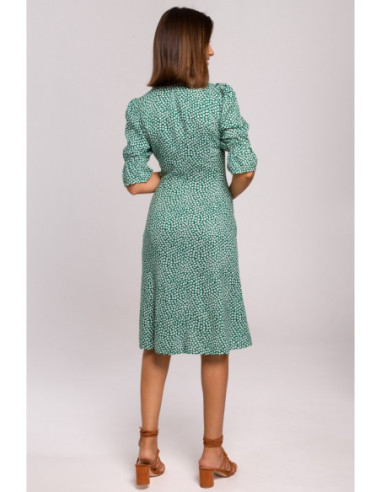 S223 Midi suknelė su sagomis - 1 modelis 2