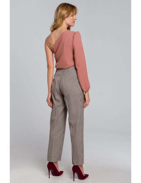 K080 Palaidinė ant vieno peties - rožinė