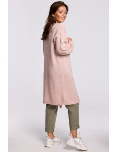 BK051 Pintas megztinis - rožinis 2