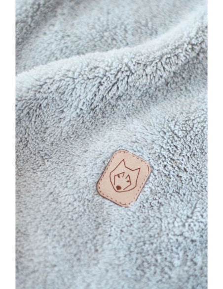 LA004 Pliušinės sportinės kelnės - pelenų spalvos