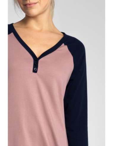 LA018 Medvilniniai naktiniai marškiniai - heather 2