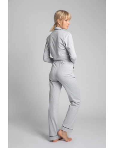 LA020 Medvilninės pižamos kelnaitės - pelenų spalvos 2