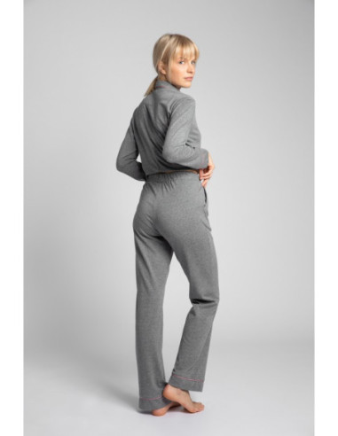 LA020 Medvilninės pižamos kelnės - pilkos 2