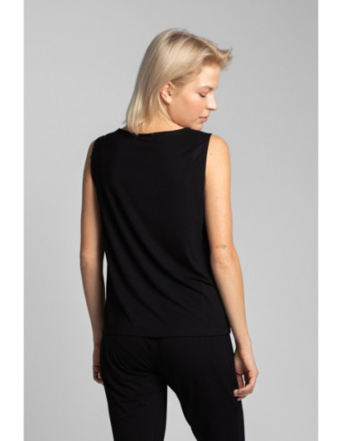 LA022 Miegmaišis be rankovių su kišenėmis - juodas 2