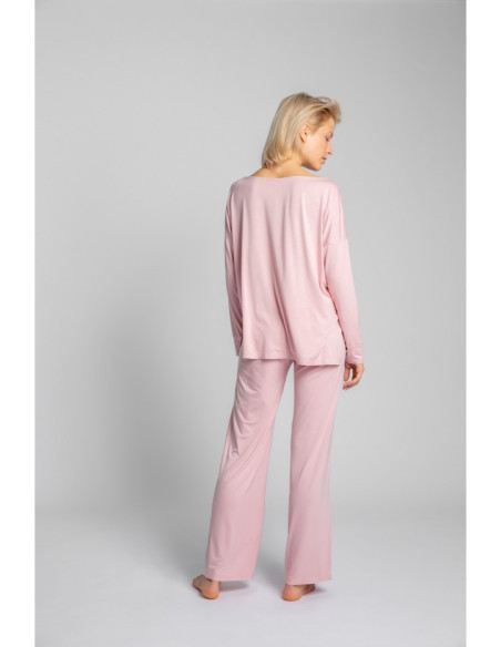 LA029 Viskozinė palaidinė su šoninėmis iškirptėmis - rožinė