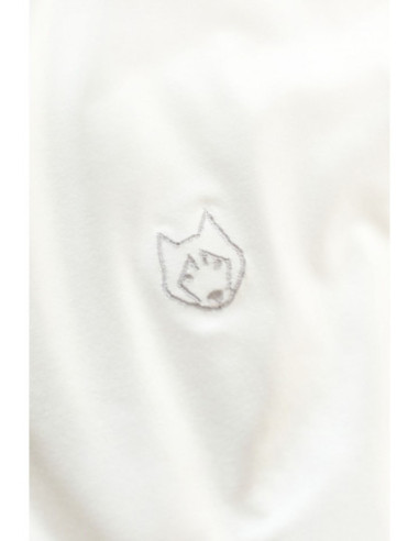 LA030 Raukiniai naktiniai marškiniai - ecru spalvos 2