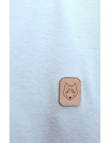 LA033 Medvilninė briaunota suknelė be rankovių - pelenų... 2