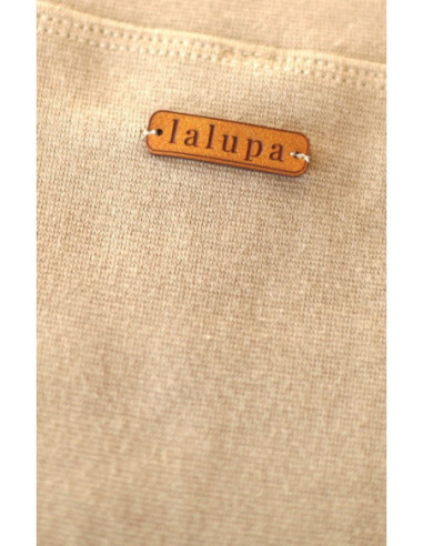 LA039 Medvilninė megzta suknelė - cappuccino 2