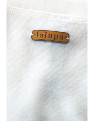 LA039 Medvilninė megzta suknelė - ecru spalvos 2