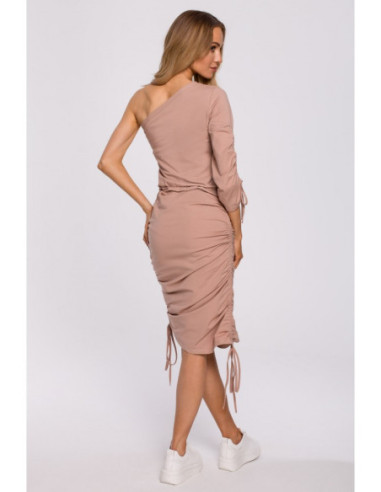 M580 Suknelė ant vieno peties - moka 2