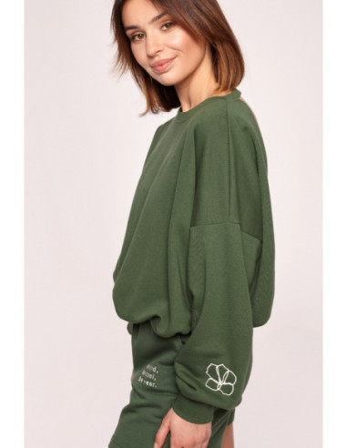 B185 Džemperis su iškirpte nugaroje - Grassy 2