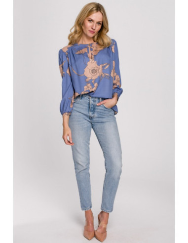 K099 Palaidinė su švarko rankovėmis - 1 modelis 2