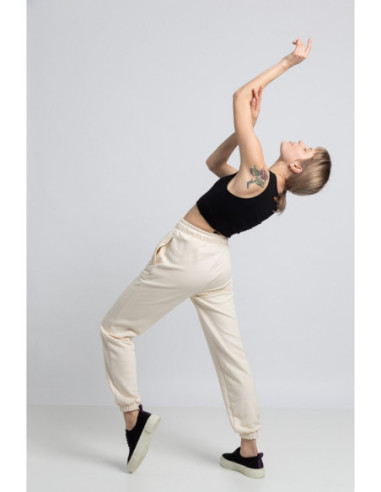 LA053 Jogger kelnės - vanilė 2