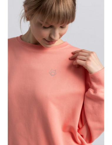 LA057 Megztinis "Wolf" - koralinės spalvos 2