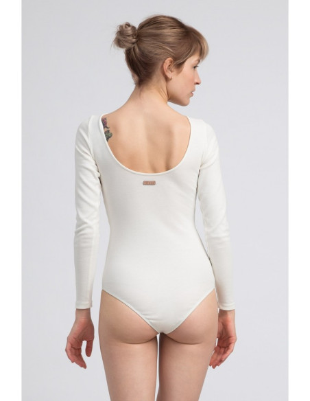 LA061 Kūnas su iškirpte nugaroje - ecru spalvos